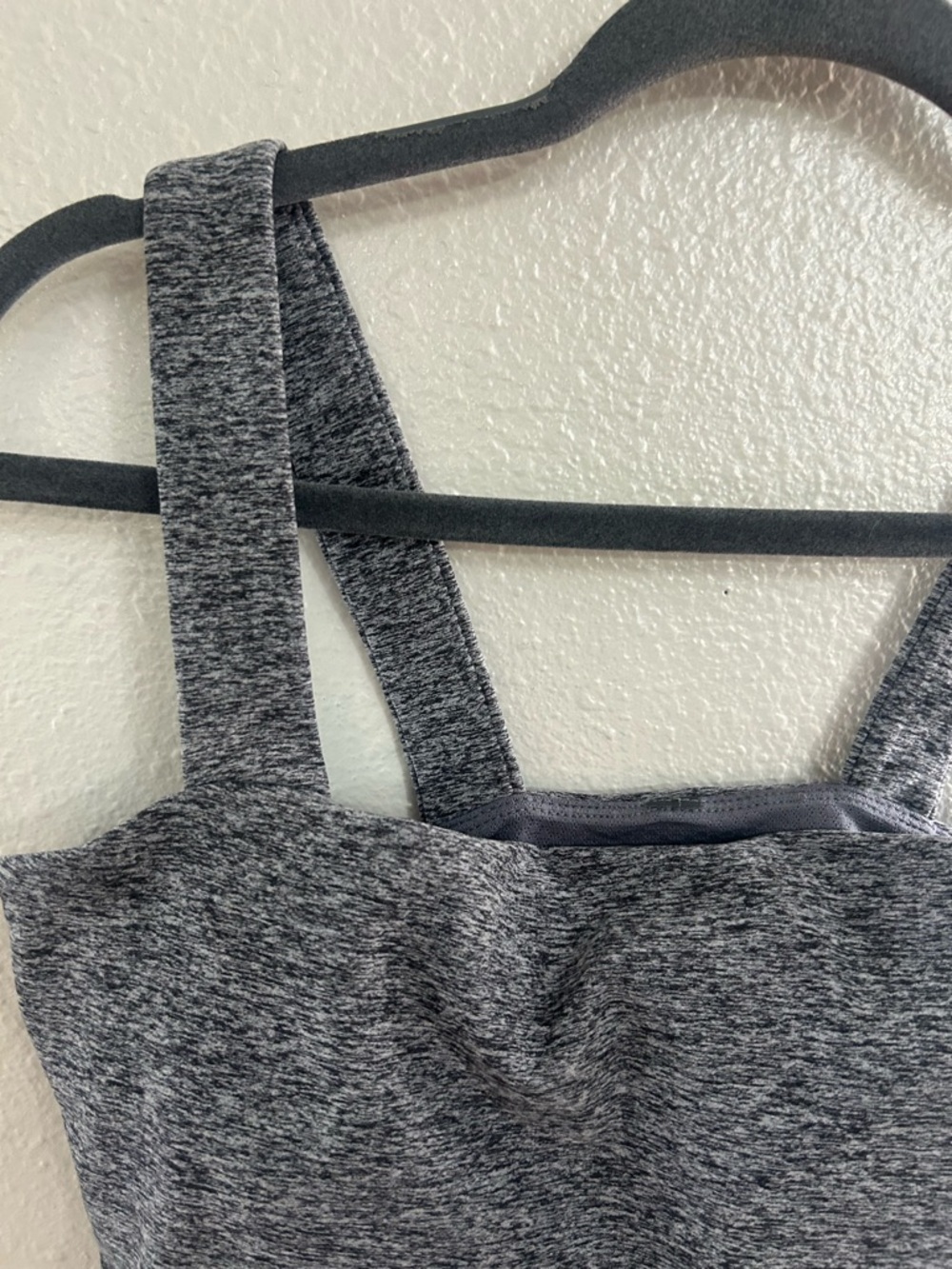 Vuori Elevation Square Neck Tank Top Heather Grey Womens Size L - Picture 4 of 11